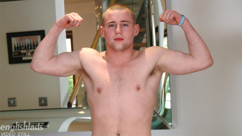 EnglishLads - Young Straight Stud Ned Dunning Shows off his Muscular Body 12