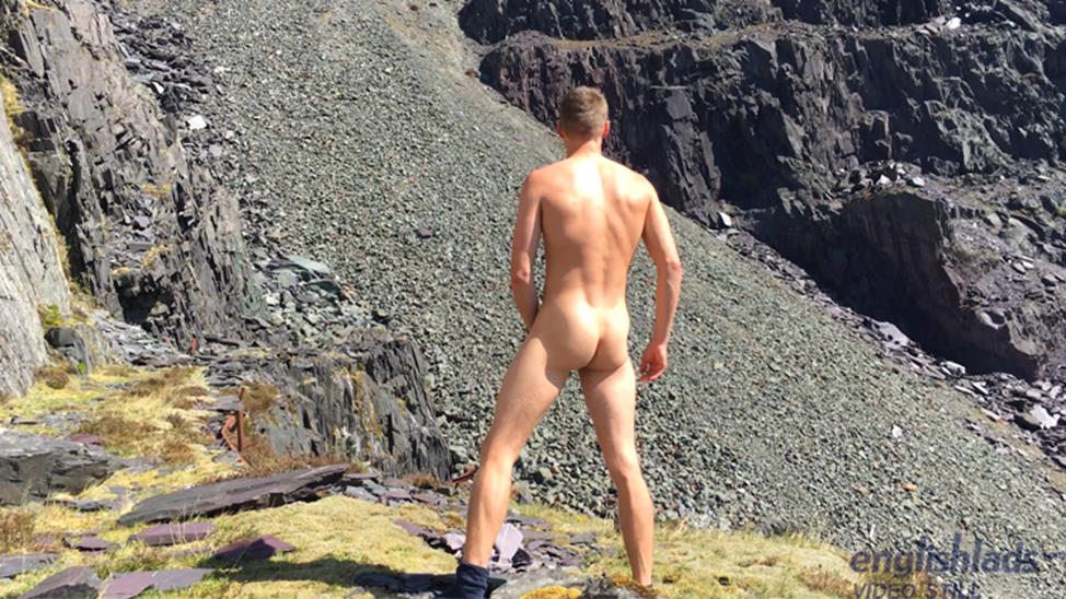 EnglishLads - Henry Kane Wanks his Cock Whilst on a Hike in the Mountains 8