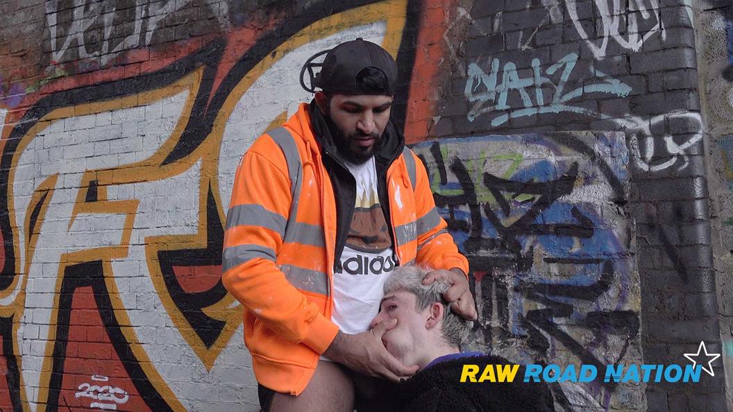 RawRoadNation - GRAFFITI COCKNEY THUG GETS STOPPED IN HIS TRACKS 13