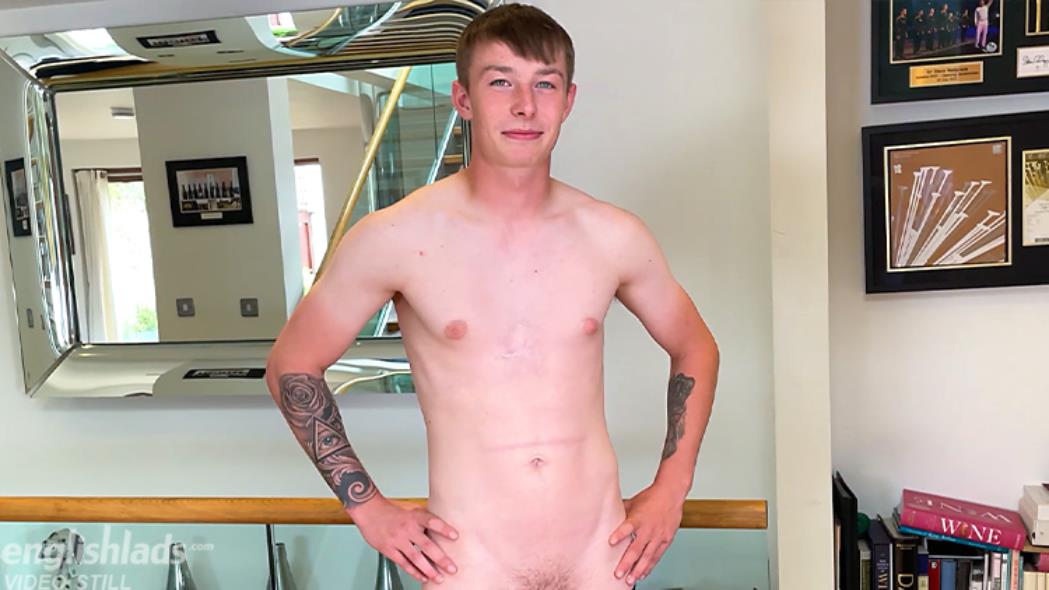 EnglishLads - Young Slim & Lean Lad Wanks his Monster Thick Uncut Cock & Cums Bucket Loads! - Seb Allen 5