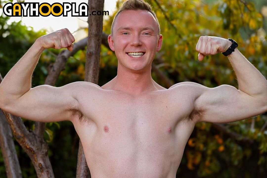 GayHoopla – Fresh Meat – Justin Fletcher’s First Time With Anal Play!