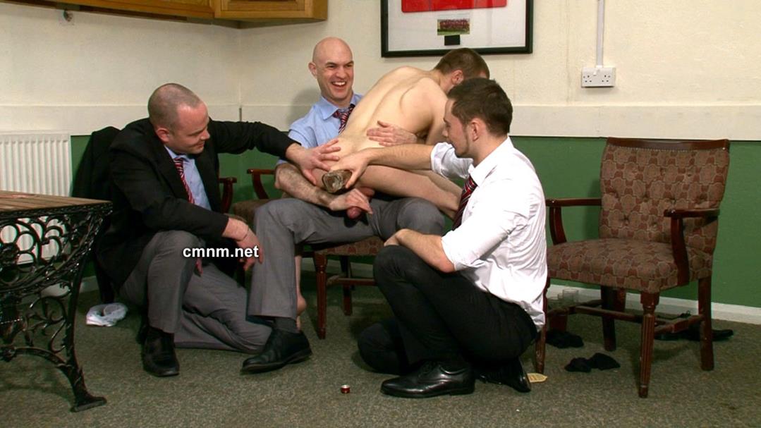 CMNM - Ben Is Spread Naked and Milked (12)