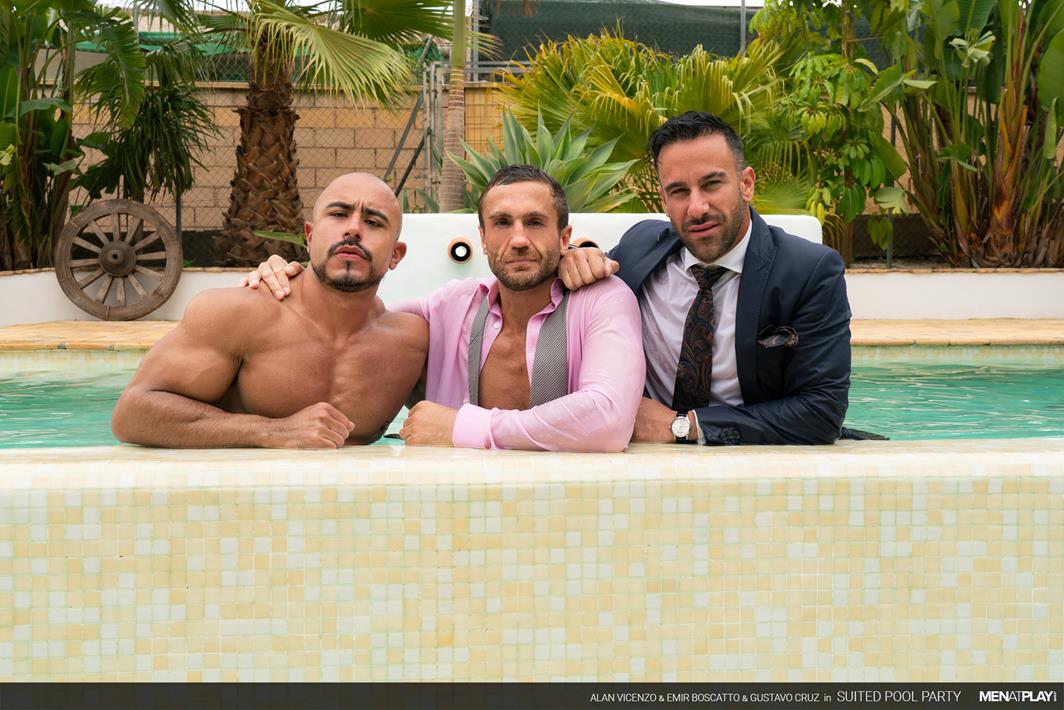 MenAtPlay - Suited Pool Party - Alan Vicenzo, Emir Boscatto, Gustavo Cruz (23)