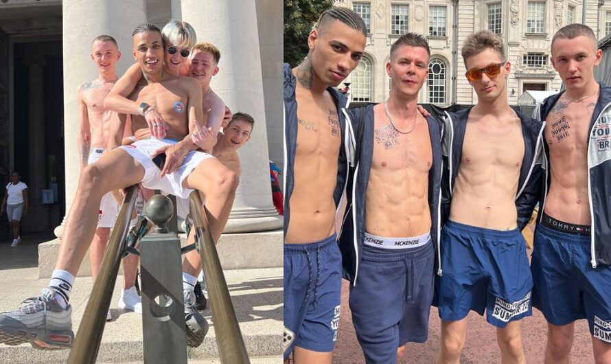 HungYoungBrit – MENTAL FUCK-FRENZY AT CARDIFF PRIDE with Gorgeous cocky Welsh REAL life kick boxer