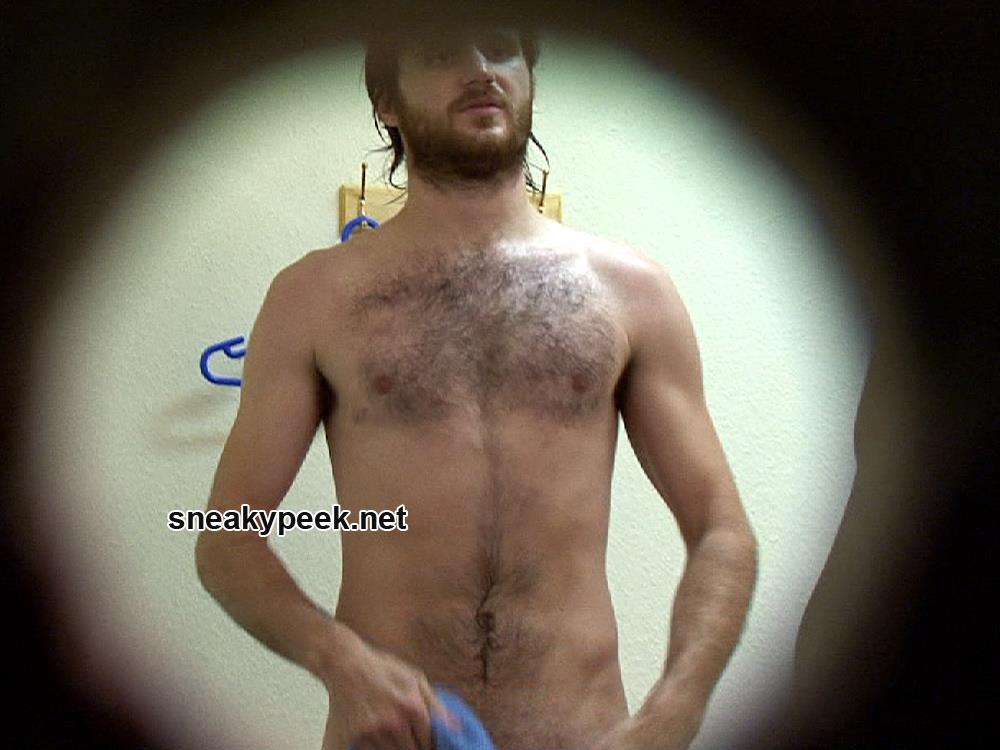 SneakyPeek - Bearded Dude Changing In The Locker Room 1
