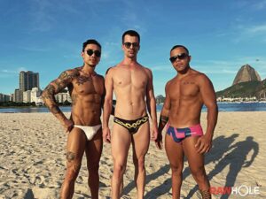 RawHole - Gaycation Brazil: Beach Buddies' Threeway 4