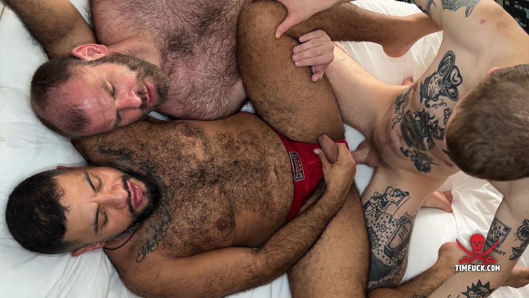 TimFuck - Nico Bear, Cory Jacobs, Tatted Fag and Dustin Cross 1